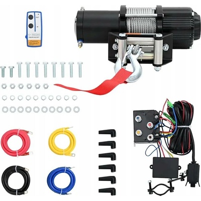 PETROMILA Elektrický naviják 12 V 2 040 kg s dálkovým ovládáním