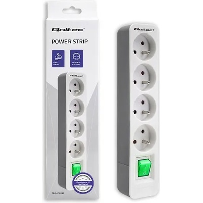 Qoltec 4 Plug 1,8 m Switch (50288)