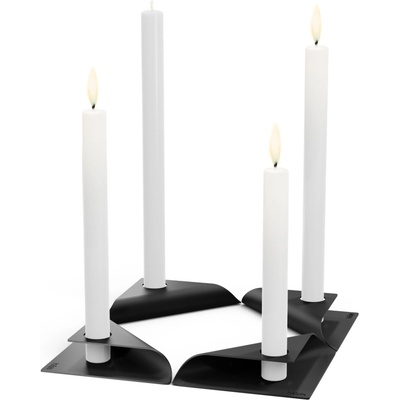 Höfats Square Candle Black, 4 ks