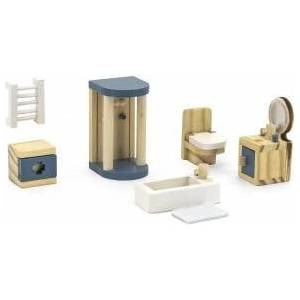 Vigan VIGA PolarB Dollhouse Furniture Set Bathroom