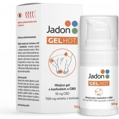 Jadon Gel Hot hrejivý gél s kostihojom a CBD 50 g