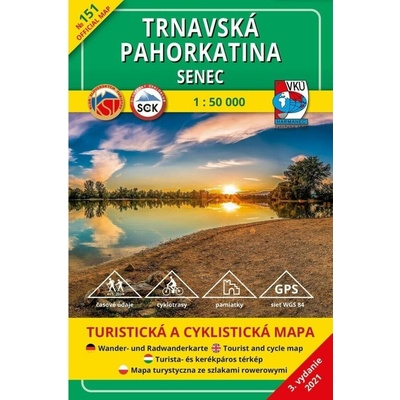 Trnavská pahorkatina - Senec 1:50 000 - VKÚ Harmanec – Hledejceny.cz