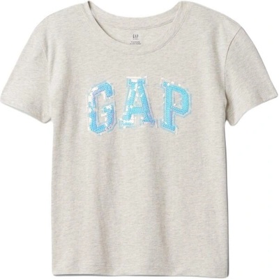 Gap BETTER LOGO Dívčí tričko šedá