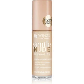 AA Wings of Color Gentle Nude Foundation tekutý make-up s hydratačným účinkom 404 Natural Beige 30 ml