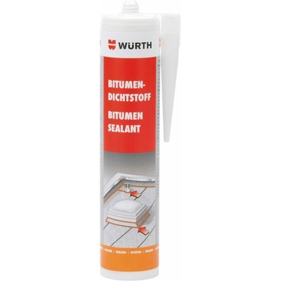 Würth Bitumen 310 ml čierna