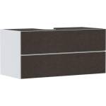 Hansgrohe Xevolos E - Шкаф за мивка, 118x56x55 см, 2 чекмеджета, матово бяло/текстилно тъмно сиво 54193660 (54193660)