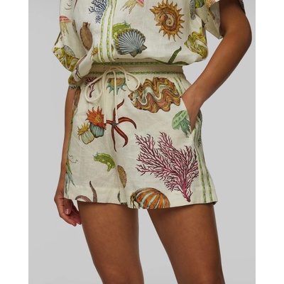 Alemais Sea lněné dámské kraťasy Short