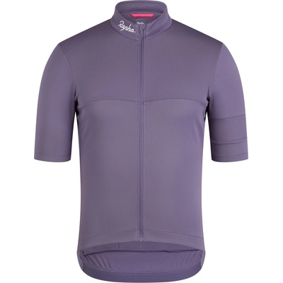 Rapha Мъжка фланелка с къс ръкав за колоездене Rapha Brevet Element Jersey Cycling jersey - Dusted Lilac / Black Reflective - размер XL (056-3823-1115)