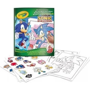 Crayola Crayola: Sonic the hedgehog със стикери за оцветяване