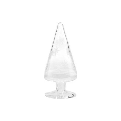 Storefactory Scandinavia Skleněná dekorace stromeček Granbo 10 cm
