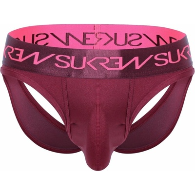 Sukrew Tangá V-Thong Claret červené pánske tangá/jocksy
