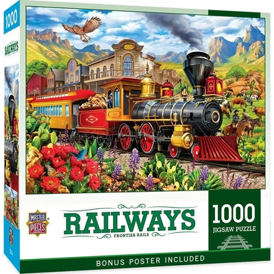 Masterpieces - Puzzle Railways - Frontier Rails - 1 000 piese
