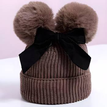 HARAHU Детска шапка bo-21308 - Кафява2 kp21308 (bo-21308)