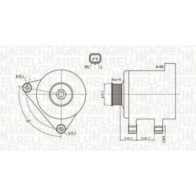 generátor MAGNETI MARELLI 063731761010