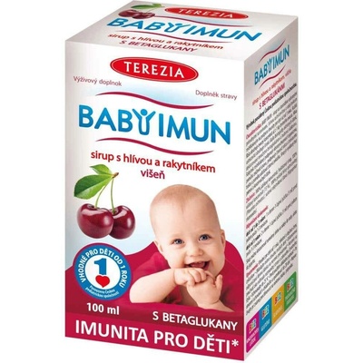 Terezia Company Baby Imun sirup s hlívou a rakytníkem příchuť višeň 100 ml