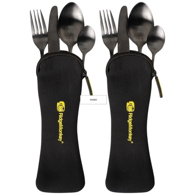 Ridge Monkey DLX Cutlery Set Twin Pack