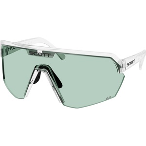 SCOTT Очила за колоездене Scott Sunglasses Sport Shield S1 Cycling glasses - Translucent / Glas: AMP Green - размер One Size (205-6822-0111)