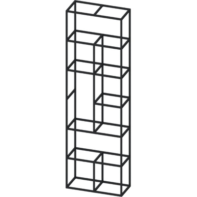 RFG Стелаж RFG Boxi M, метален, 720 х 370 х 2120 mm, черен