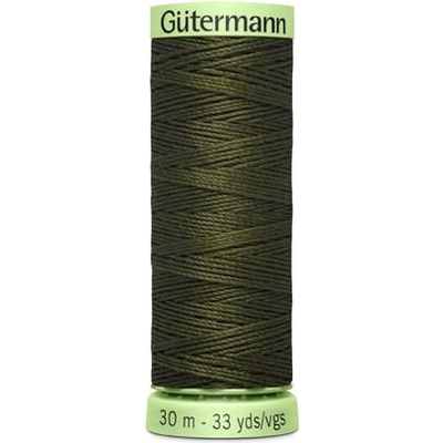 Nit PES Gütermann JEANS - extra silná 30 (30m) barva 531 - zelená