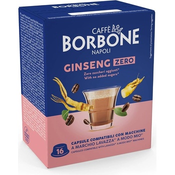Caffè Borbone Caffe Borbone Ginseng Zero Ginseng кафе капсули за Lavazza и Modo Mio 16 бр