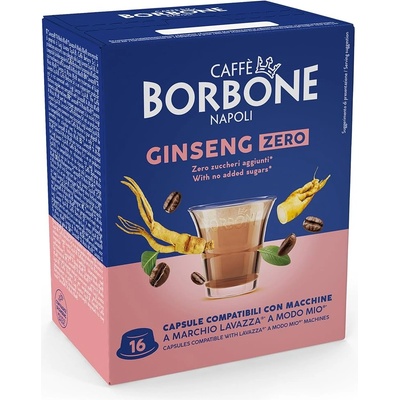Caffè Borbone Caffe Borbone Ginseng Zero Ginseng кафе капсули за Lavazza и Modo Mio 16 бр