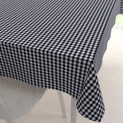 Biante bavlna obrus Olivia OL-015 Čierno-biela kocka malá 120x140cm