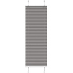 vidaXL Плисирана щора Антрацит 45x150 cm Ширина на плата 44, 4 cm (4015081)