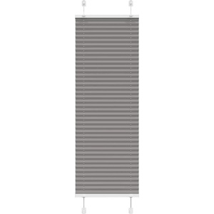 vidaXL Плисирана щора Антрацит 45x150 cm Ширина на плата 44, 4 cm (4015081)