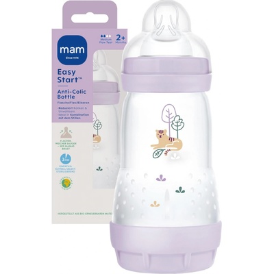 Mam láhev Perfect Start Grounding in nature fialová 260 ml
