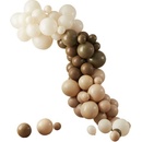 Ginger Ray Sada balónků na balónkový oblouk Hnědá