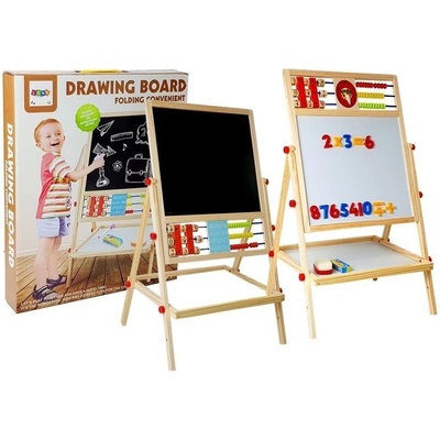 mamido Dětská dřevěná oboustranná tabule 2v1 – Hledejceny.cz