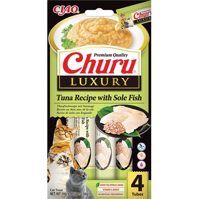 Churu Cat Luxury Tuna Recipe with Sole Fish 4 x 14 g