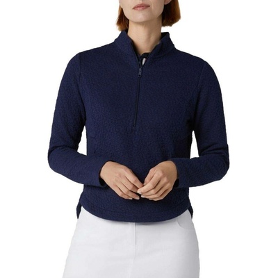 Callaway Golf 1/2 Zip Quilted Knit Pullover navy