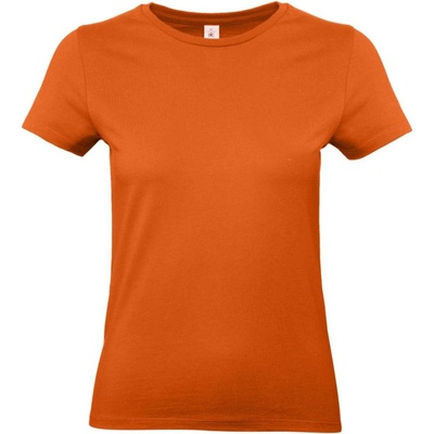 B&C Tričko B&C E190 dámské krátký rukáv COT 01004Tu4300 Oranžová urban