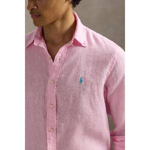 Ralph Lauren риза мъжка от лен Long Sleeve Sport Shirt (710966294) - answear - 234,50 лв