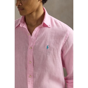 Ralph Lauren риза мъжка от лен Long Sleeve Sport Shirt (710966294) - answear - 234,50 лв