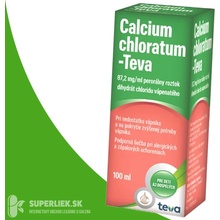 Calcium Chloratum-Teva sol.por.1 x 100 ml
