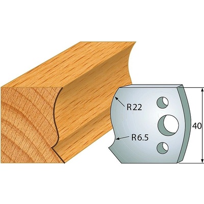 IGM Professional IGM Profil 128 - pár nožov 40x4mm SP F026-128
