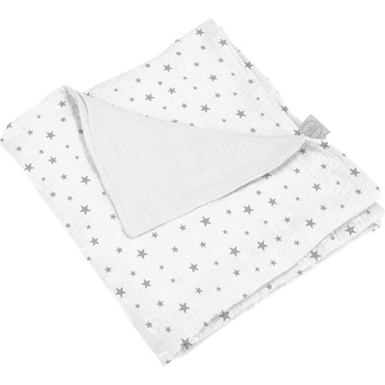 Bébé Douceur Бяло муселиново бебешко одеяло 75x75 cm - Bébé Douceur (6TEX232BC)