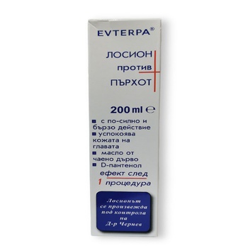 Evterpa лосион против пърхот, 200мл