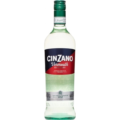 Cinzano Vermouth Extra Dry 18% 0,75 l (holá láhev) – Zboží Mobilmania