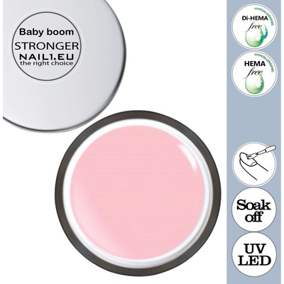 Baby Boom Stronger Uv Led gel All In One výběr balení 40 ml