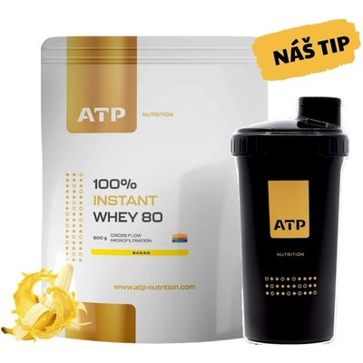 AKCE ATP Nutrition 100% Instant Whey 80 CFM 500 g + ZDARMA Šejkr 700 ml