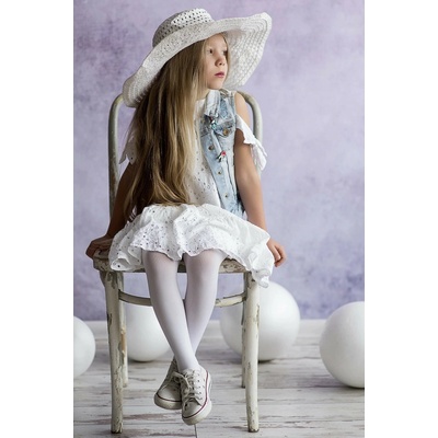 Knittex Dětské punčochy Corina 3D ecru