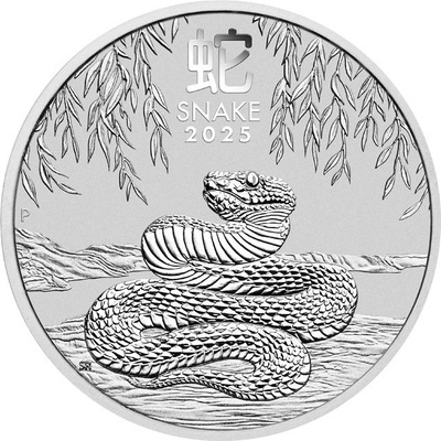 The Perth Mint Stříbrná mince Lunární série III Had 2025 1 oz