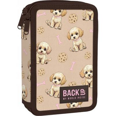 BackUP Несесер с пособия BackUp 8 DW - Beige Dogs, 2 ципа (711213)