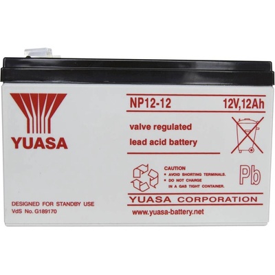 YUASA NP12-12 12V 12Ah – Sleviste.cz