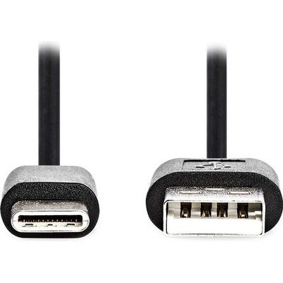 Nedis CCGL60600BK20 USB 2.0/ zástrčka USB-C - zástrčka USB-A, 2m, černý