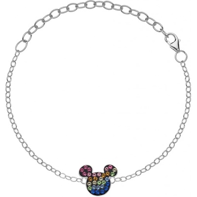 Disney hravý strieborný náramok Mickey Mouse BS00025SRML-S