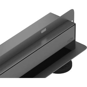 Mexen Flat Wall линеен стенен сифон 2в1 50 см, четкан Gun gray - 1E30050 (1E30050)